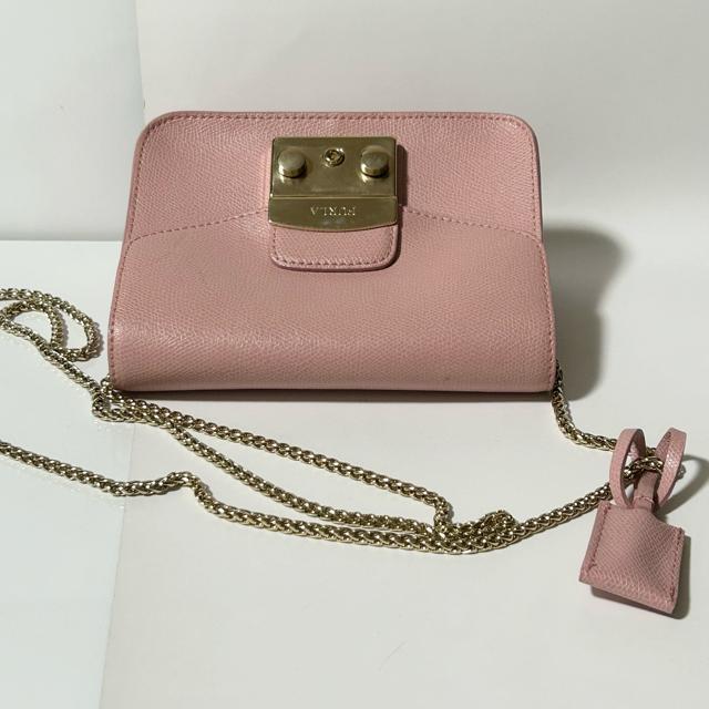 FURLA �t���� ���g���|���X ���U�[ �`�F�[�� �N���X�{�f�B �V�����_�[�o�b�O ���f�B�[�X ���C�g�s���N �� �u�����h�� 