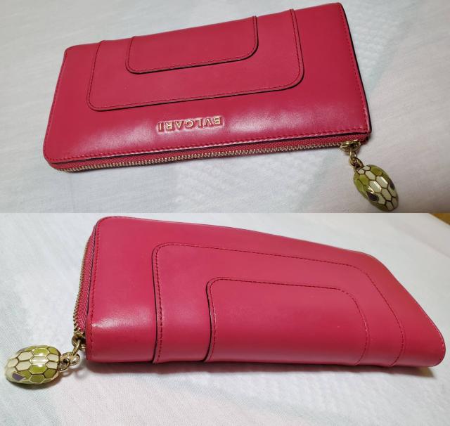 正規 ブルガリ セルペンティ スネーク装飾 L字型ラウンドジップ長財布 赤系ピンクレザー パイソンチャーム 蛇装飾 < ブランド 正規 ブルガリ セルペンティ スネーク装飾 L字型ラウンドジップ長財布 赤系ピンクレザー パイソンチャーム 蛇装飾 < ブランドの