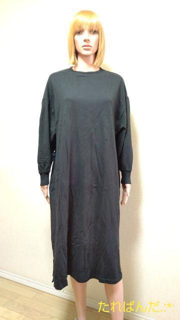 新品タグ付☆大きいF☆私の部屋着のワイド黒ワンピW149☆3点で即落 < 女性ファッション  新品タグ付☆大きいF☆私の部屋着のワイド黒ワンピW149☆3点で即落  < 女性ファッションの