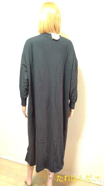 新品タグ付☆大きいF☆私の部屋着のワイド黒ワンピW149☆3点で即落 < 女性ファッション  新品タグ付☆大きいF☆私の部屋着のワイド黒ワンピW149☆3点で即落 < 女性ファッションの