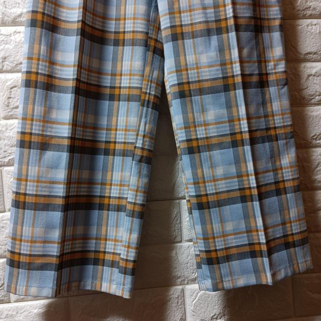 earthMusic&ecology★新品★マドラスチェックパンツ/S < ブランド  earthMusic&ecology★新品★マドラスチェックパンツ/S < ブランドの