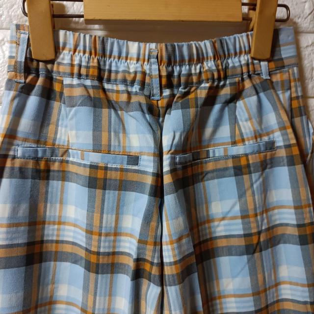 earthMusic&ecology★新品★マドラスチェックパンツ/S < ブランド  earthMusic&ecology★新品★マドラスチェックパンツ/S < ブランドの