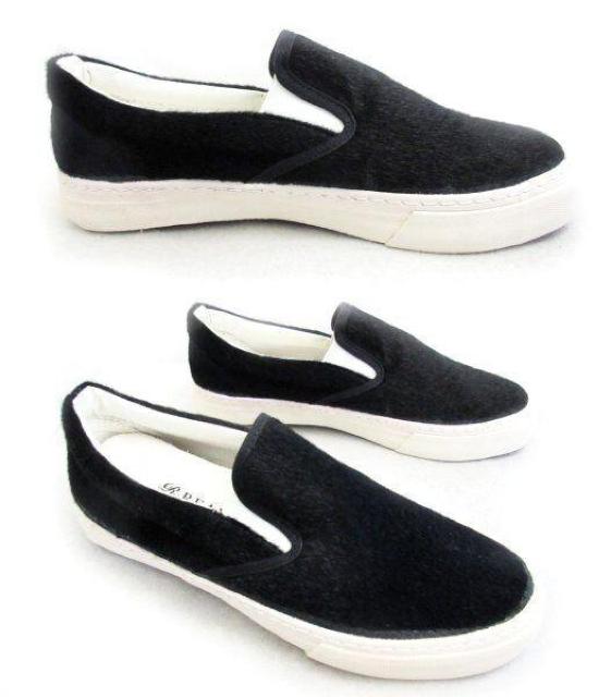 1円~C392新品ハラコ/スリッポンスニーカー26a黒♂ < 男性ファッション 1円~C392新品ハラコ/スリッポンスニーカー26a黒♂ < 男性ファッションの