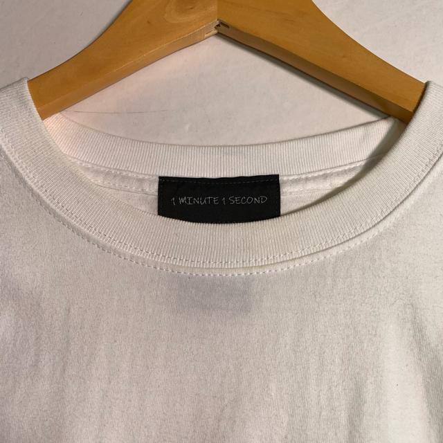 ミッキーマウス 1minute 1second XL Tシャツ 半袖 白 クルーネック ディズニー < 男性ファッション ミッキーマウス 1minute 1second XL Tシャツ 半袖 白 クルーネック ディズニー < 男性ファッションの