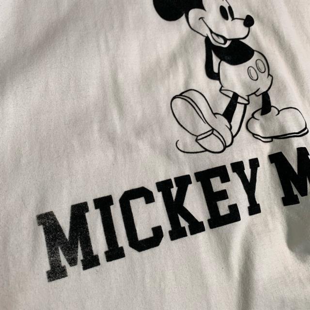 ミッキーマウス 1minute 1second XL Tシャツ 半袖 白 クルーネック ディズニー < 男性ファッション ミッキーマウス 1minute 1second XL Tシャツ 半袖 白 クルーネック ディズニー < 男性ファッションの