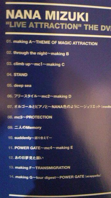 激安!激レア!☆水樹奈々/LIVE ATTRACTION THEDVD初回盤☆美品! < タレントグッズ  激安!激レア!☆水樹奈々/LIVE ATTRACTION THEDVD初回盤☆美品! < タレントグッズの