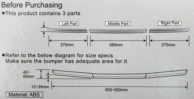 ★高級感アップ★汎用メッキモールF3本セパレートタイプ < 自動車/バイク ★高級感アップ★汎用メッキモールF3本セパレートタイプ < 自動車/バイク
