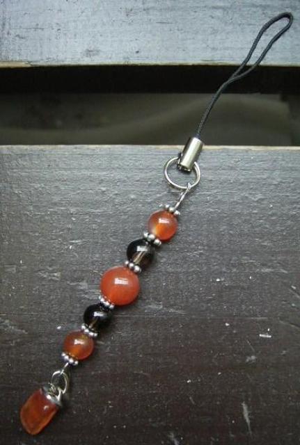 カーネリアンxスモーキークォーツストラップ*1 < 家電/AV カーネリアンxスモーキークォーツストラップ*1 < 家電/AVの