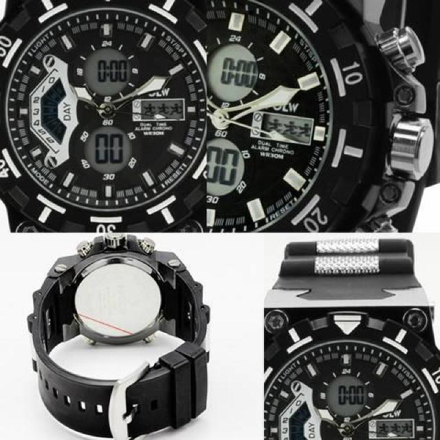 NEW★アナログ&デジタル・ビッグフェイス★腕時計SMB3BK < 男性アクセサリー/時計  NEW★アナログ&デジタル・ビッグフェイス★腕時計SMB3BK < 男性アクセサリー/時計の