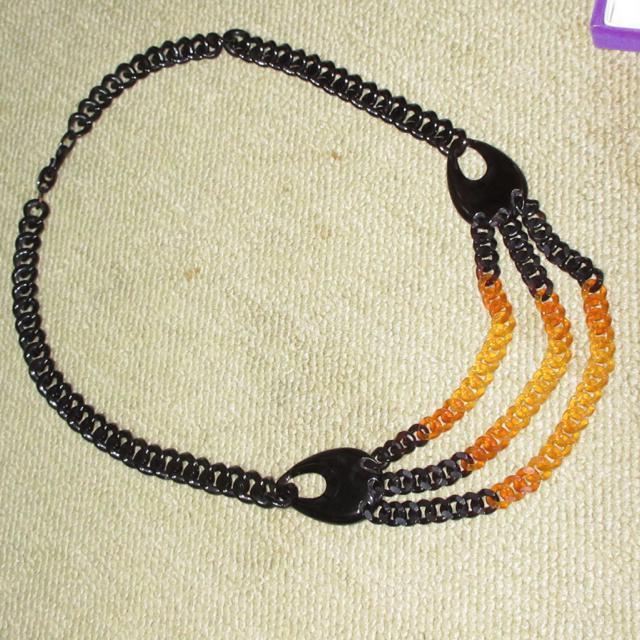 三連*亀甲製ネックレス*ゴージャス(ブラック系) < 女性アクセサリー/時計 三連*亀甲製ネックレス*ゴージャス(ブラック系) < 女性アクセサリー/時計の