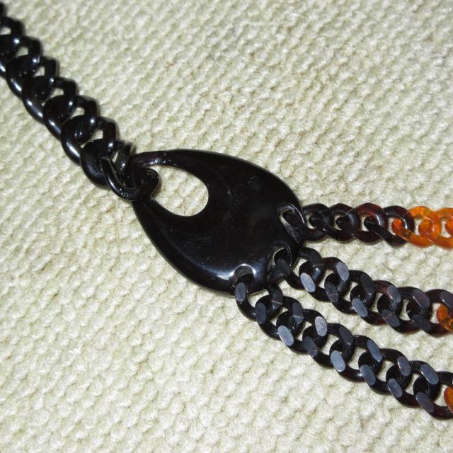 三連*亀甲製ネックレス*ゴージャス(ブラック系) < 女性アクセサリー/時計 三連*亀甲製ネックレス*ゴージャス(ブラック系) < 女性アクセサリー/時計の