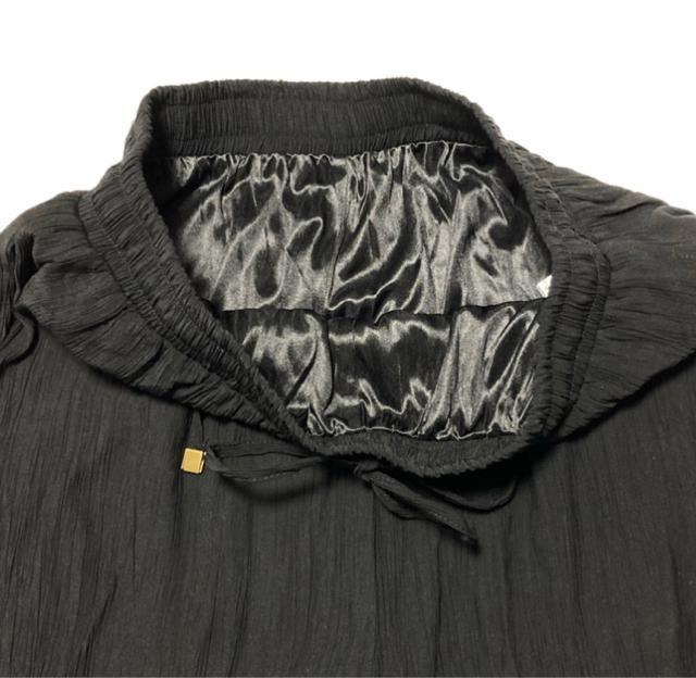 (ゴム)naturalcouture◎シワ加工パンツ◎黒◎新品 < ブランド (ゴム)naturalcouture◎シワ加工パンツ◎黒◎新品 < ブランドの