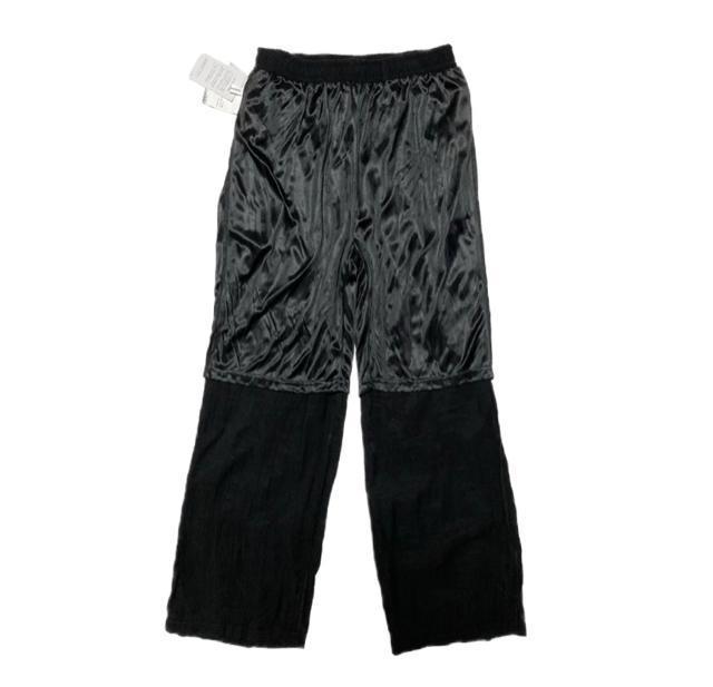 (ゴム)naturalcouture◎シワ加工パンツ◎黒◎新品 < ブランド (ゴム)naturalcouture◎シワ加工パンツ◎黒◎新品 < ブランドの