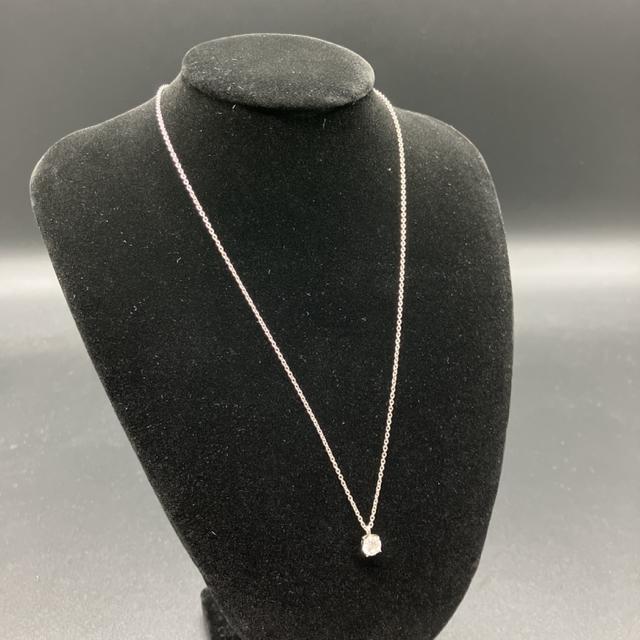 即決 SILVER 925 シルバー 一粒 ネックレス < 女性アクセサリー/時計  即決 SILVER 925 シルバー 一粒 ネックレス  < 女性アクセサリー/時計の