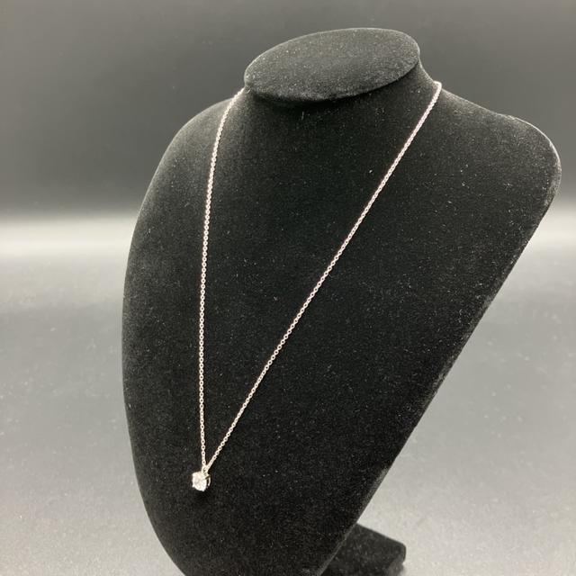 即決 SILVER 925 シルバー 一粒 ネックレス < 女性アクセサリー/時計  即決 SILVER 925 シルバー 一粒 ネックレス < 女性アクセサリー/時計の