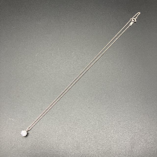 即決 SILVER 925 シルバー 一粒 ネックレス < 女性アクセサリー/時計  即決 SILVER 925 シルバー 一粒 ネックレス < 女性アクセサリー/時計の