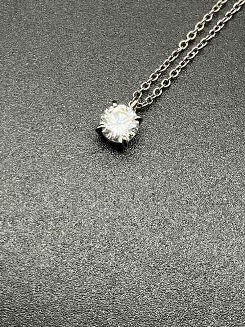 即決 SILVER 925 シルバー 一粒 ネックレス < 女性アクセサリー/時計  即決 SILVER 925 シルバー 一粒 ネックレス < 女性アクセサリー/時計の