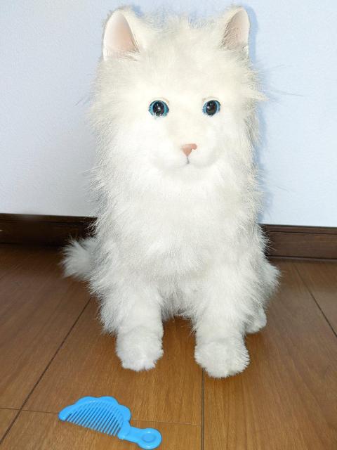 リアル 美品  動く 鳴く 等身大 バーチャルペット ロボット おもちゃ ねこ 猫 ネコ ぬいぐるみ 人形  白猫 ペルシャ猫 < おもちゃ  リアル 美品  動く 鳴く 等身大 バーチャルペット ロボット おもちゃ ねこ 猫 ネコ ぬいぐるみ 人形  白猫 ペルシャ猫  < おもちゃの