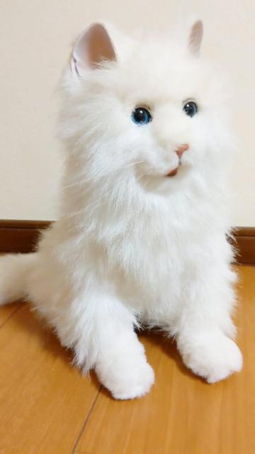 リアル 美品  動く 鳴く 等身大 バーチャルペット ロボット おもちゃ ねこ 猫 ネコ ぬいぐるみ 人形  白猫 ペルシャ猫 < おもちゃ  リアル 美品  動く 鳴く 等身大 バーチャルペット ロボット おもちゃ ねこ 猫 ネコ ぬいぐるみ 人形  白猫 ペルシャ猫 < おもちゃの
