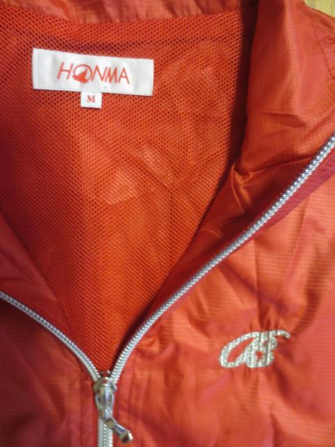 HONMA ポリエステル フルジップ 上着 M 竃{間ゴルフ 日本製 < レジャー/スポーツ HONMA ポリエステル フルジップ 上着 M 竃{間ゴルフ 日本製 < レジャー/スポーツの