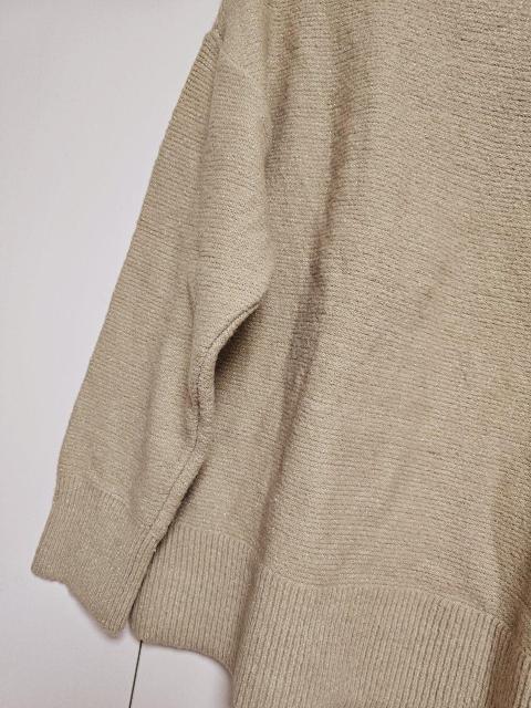 THE SHOP TK ベージュ×goldラメ キラキラ ニット L タケオキクチ < ブランド  THE SHOP TK ベージュ×goldラメ キラキラ ニット L タケオキクチ < ブランドの