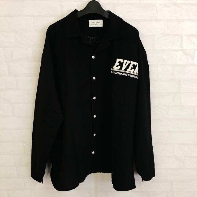 即決 Even Youth 長袖シャツ ブラック < 男性ファッション  即決 Even Youth 長袖シャツ ブラック  < 男性ファッションの