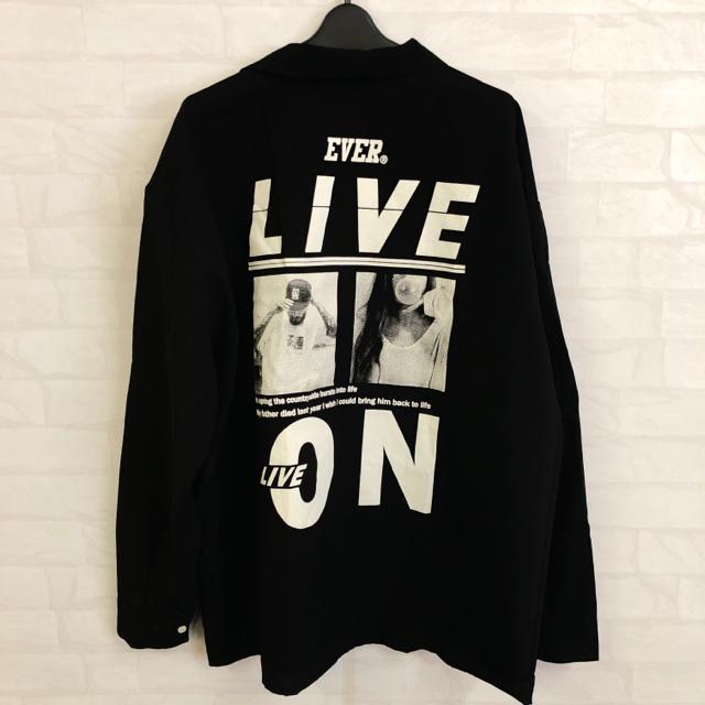 即決 Even Youth 長袖シャツ ブラック < 男性ファッション  即決 Even Youth 長袖シャツ ブラック < 男性ファッションの