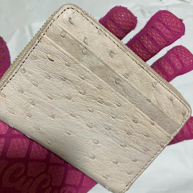 【ノーブランド扱い】 オーストリッチ / レザー / コインケース / ミニ財布 ラウンドファスナー < 女性ファッション 【ノーブランド扱い】 オーストリッチ / レザー / コインケース / ミニ財布 ラウンドファスナー < 女性ファッションの