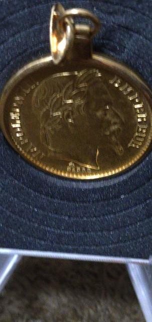 アンティーク金貨 1866年ナポレオン三世 20フラン金貨【K18金具付きペンダント仕様】 < ホビー アンティーク金貨 1866年ナポレオン三世 20フラン金貨【K18金具付きペンダント仕様】 < ホビーの