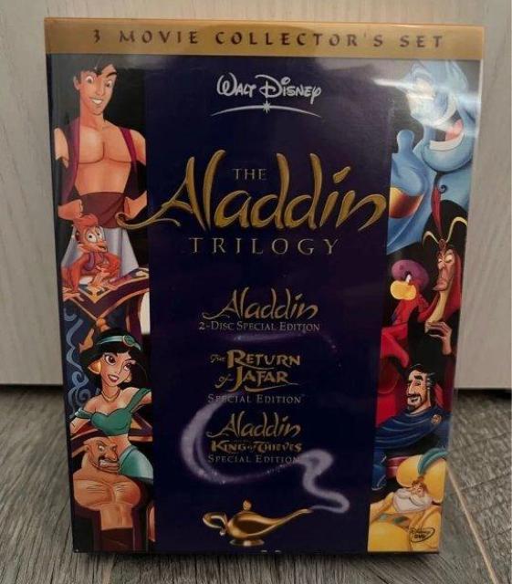 アラジン/Aladdin/DVD/3部作コンプリート/Disney/ディズニー/ジャスミン/ジーニー/プリンセス/ジャファー < CD/DVD/ビデオ アラジン/Aladdin/DVD/3部作コンプリート/Disney/ディズニー/ジャスミン/ジーニー/プリンセス/ジャファー < CD/DVD/ビデオの
