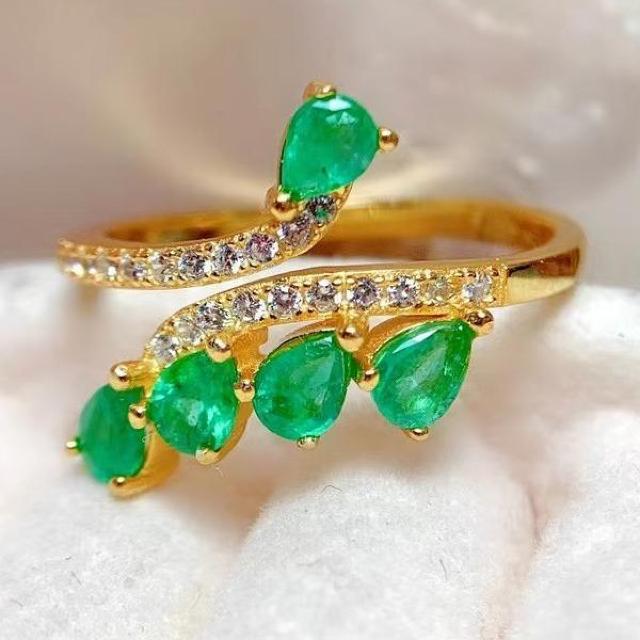 天然コロンビアエメラルドリング 高級 天然 ナチュラル アクセサリー カラーストーン Su_3324 < 女性アクセサリー/時計 天然コロンビアエメラルドリング 高級 天然 ナチュラル アクセサリー カラーストーン Su_3324 < 女性アクセサリー/時計の