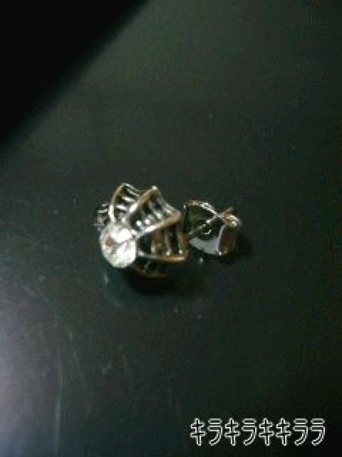 《New》<プラチナ>スバイダーネット★クリアストーン*ピアス < 男性アクセサリー/時計  《New》<プラチナ>スバイダーネット★クリアストーン*ピアス < 男性アクセサリー/時計の