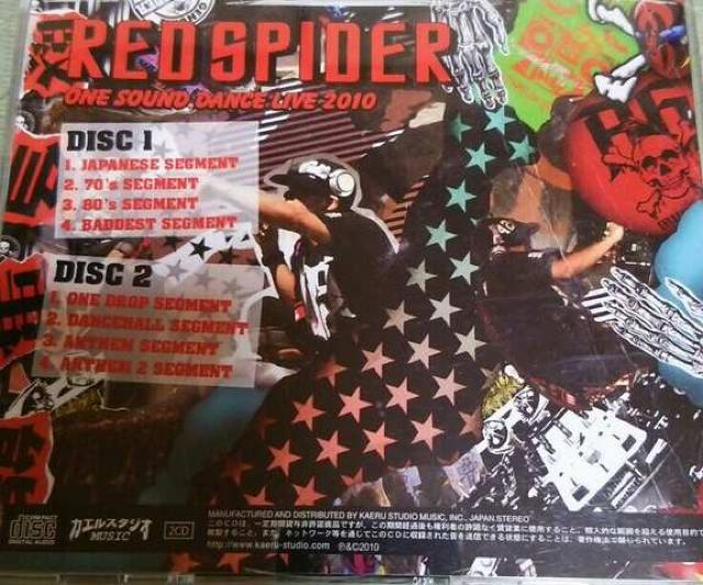 2CD RED SPIDER ً}2010 ONE SOUND DANCE LIVE 2010  CD/DVD/rfI 