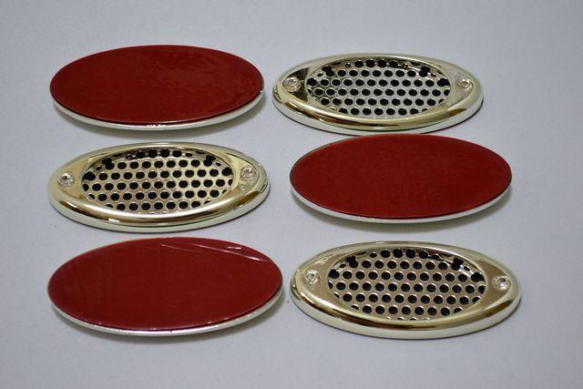 汎用ダミーダクト6個入りマセラティ風 廉価版タイプ < 自動車/バイク 汎用ダミーダクト6個入りマセラティ風 廉価版タイプ < 自動車/バイク