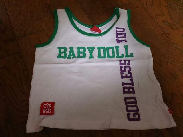 120 BABY DOLL ノースリーブ 薄い生地 < キッズ/ベビー  120 BABY DOLL ノースリーブ 薄い生地  < キッズ/ベビーの