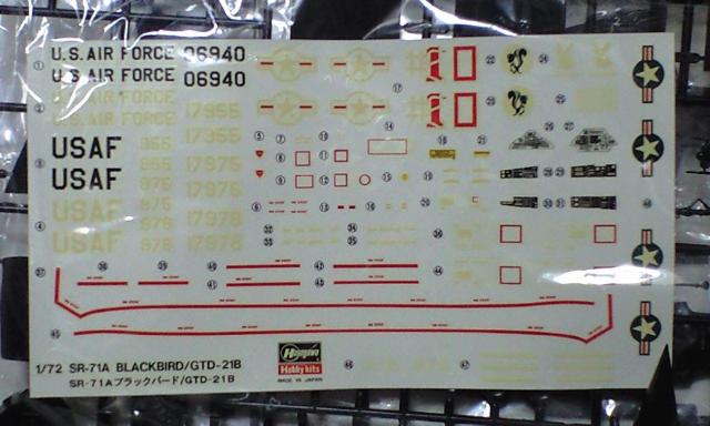 1/72 nZK AJR SR-71A ubNo[h/GTD-21B  zr[ 