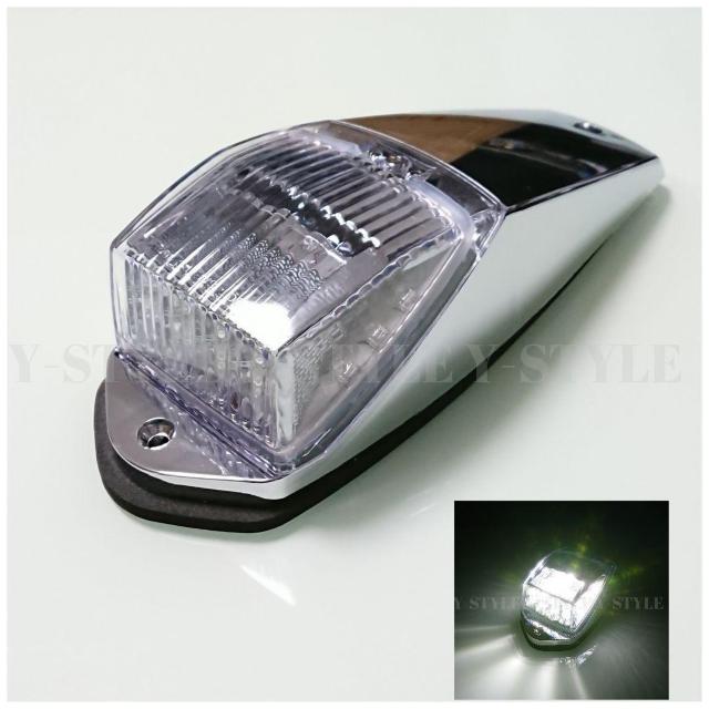 LED キャブマーカー 24V マーカーランプ デコトラ 1個 クリア/ホワイト < 自動車/バイク LED キャブマーカー 24V マーカーランプ デコトラ 1個 クリア/ホワイト < 自動車/バイク