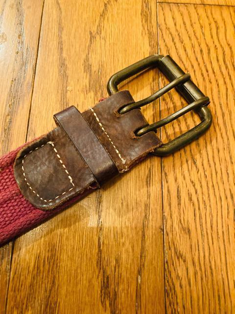abercrombie&fitch アバクロ ホリスター ベルト キャンバス コットン レザー アメカジ ビンテージ 最終値下げ! < ブランド  abercrombie&fitch アバクロ ホリスター ベルト キャンバス コットン レザー アメカジ ビンテージ 最終値下げ! < ブランドの