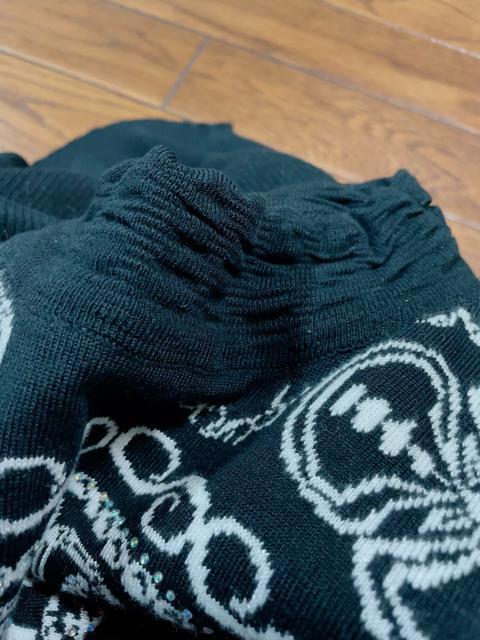 【セレクトショップ】幾何学刺繍◆上質ブラック系ハイネックリブ編みニット < 女性ファッション  【セレクトショップ】幾何学刺繍◆上質ブラック系ハイネックリブ編みニット < 女性ファッションの