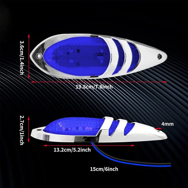 LED サイドマーカー キャブマーカー 12V 24V 2個セット < 自動車/バイク LED サイドマーカー キャブマーカー 12V 24V 2個セット < 自動車/バイク