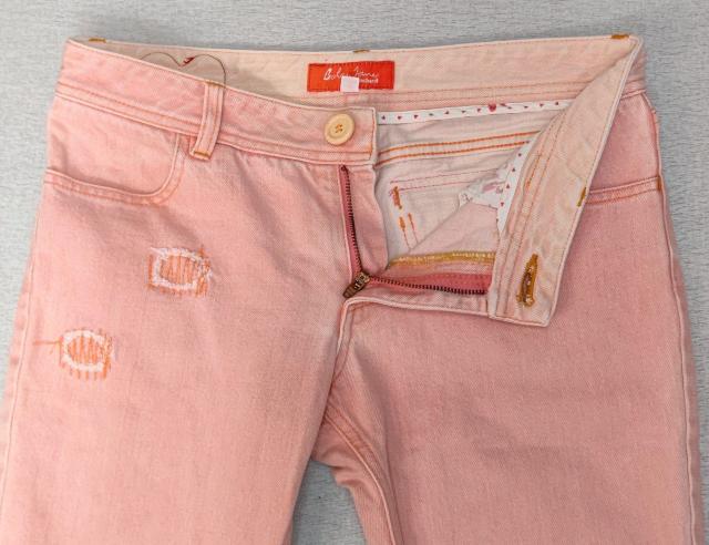美品★七分丈★デニム★W78cm★ダメージデニム★可愛い★ピンク★ジーンズ★レディース★ハーフパンツ★ハーフデニム★送料無料 < 女性ファッション  美品★七分丈★デニム★W78cm★ダメージデニム★可愛い★ピンク★ジーンズ★レディース★ハーフパンツ★ハーフデニム★送料無料 < 女性ファッションの