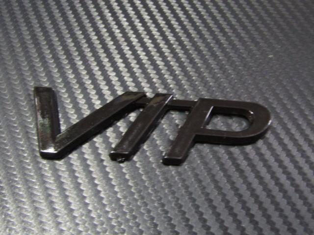 ● VIP BLACK 軽量 ABS製 ブラックカラー仕様 エンブレム 現品処分品! < 自動車/バイク ● VIP BLACK 軽量 ABS製 ブラックカラー仕様 エンブレム 現品処分品! < 自動車/バイク
