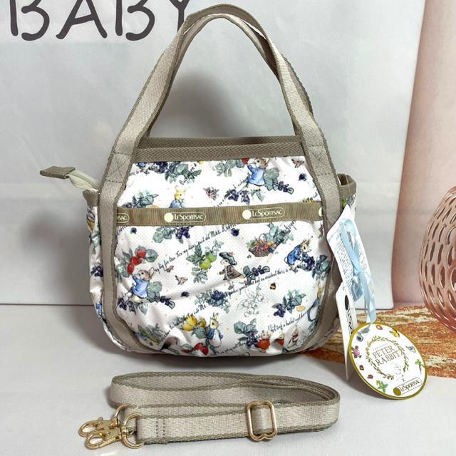 ★新品★LeSportsac レスポートサック ピーターラビット 2way ショルダーバッグ スモールジェニー 8056 送料無料 < 女性ファッション  ★新品★LeSportsac レスポートサック ピーターラビット 2way ショルダーバッグ スモールジェニー 8056 送料無料 < 女性ファッションの