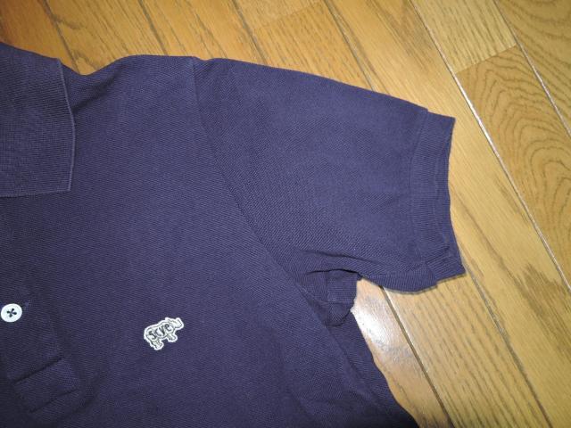 SCYE BASICS サイ ベーシックス ポロシャツ 36 紺系 鹿の子 半袖シャツ 胸ロゴ LOGO ワッペン < ブランド SCYE BASICS サイ ベーシックス ポロシャツ 36 紺系 鹿の子 半袖シャツ 胸ロゴ LOGO ワッペン < ブランドの