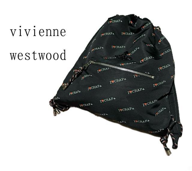 ヴィヴィアンウエストウッド【新品】オーブ プレート 総柄 巾着 リュック < ブランド ヴィヴィアンウエストウッド【新品】オーブ プレート 総柄 巾着 リュック < ブランドの