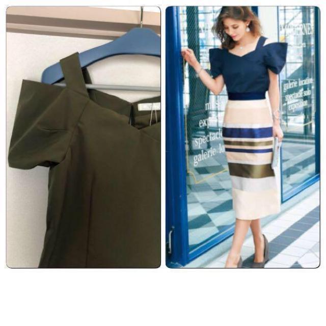 新品チェスティ chesty オフショルデザイントップス Off-Shoulder Design Tops < ブランド 新品チェスティ chesty オフショルデザイントップス Off-Shoulder Design Tops < ブランドの