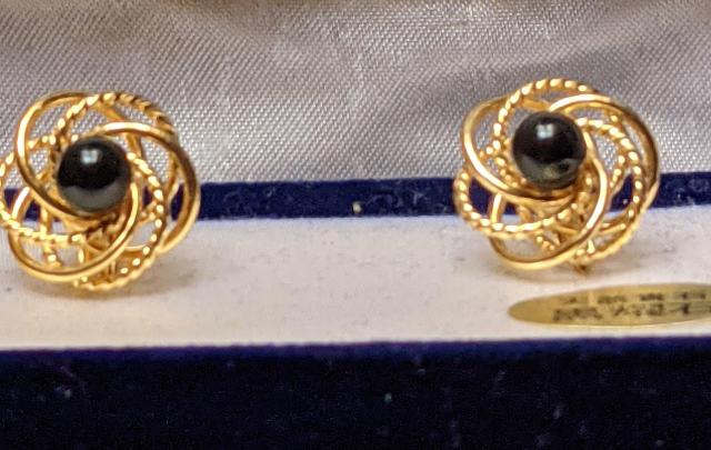 天然貴石イヤリング(黒曜石) < 女性アクセサリー/時計 天然貴石イヤリング(黒曜石) < 女性アクセサリー/時計の