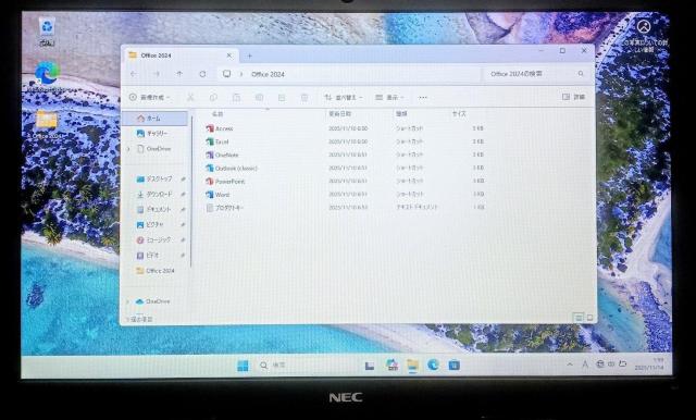 NEC VersaPro Corei5 8GB SSD256GB WebJ Windows11 Office2024  PC{/Ӌ@ 