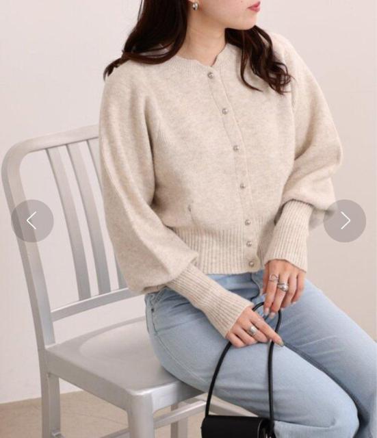 Ray Cassin☆ロングカフスニットカーディガン < ブランド Ray Cassin☆ロングカフスニットカーディガン < ブランドの