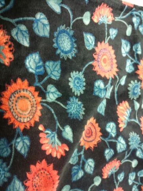 ●K P● ベロア素材花模様スカート 120 < ブランド  ●K P● ベロア素材花模様スカート 120 < ブランドの